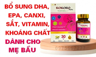 KOKORO MAMA - BỔ SUNG DHA, EPA, CANXI, SẮT, VITAMIN & KHOÁNG CHẤT DÀNH CHO MẸ BẦU